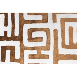 Beige and brown Lane cushion