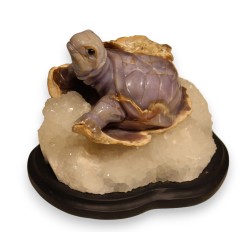 Sculpture en pierre dûre \"Tortue\"
