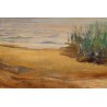 Tableau \"Paradis plage\" signé P. Rt PERRIN