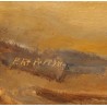 Tableau \"Paradis plage\" signé P. Rt PERRIN