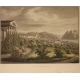 Gravure "Vue de Lausanne" par A. MÜLLER