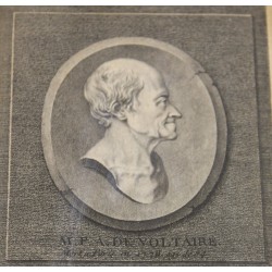 Gravure Voltaire par Barbié
