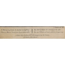Gravure Voltaire par Barbié