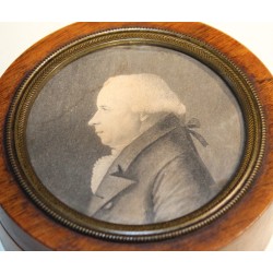 Boite miniature gravure "Homme"