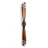 Yellow, blue, white and red Barnstormer propeller
