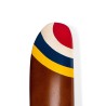 Yellow, blue, white and red Barnstormer propeller