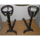 Pair of andirons.