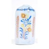 Bouteille en verre dite "Flüeli" décor Fleurs