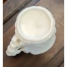 Set of 10 carved white jade cups