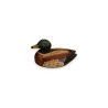 Canard en porcelaine polychrome