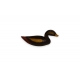 Canard en bois sculpté et peint polychrome