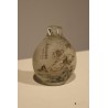 Tabatière en verre décor personnage