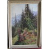 Série de 3 grands tableau \"Montagnes\"