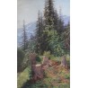 Série de 3 grands tableau \"Montagnes\"