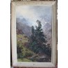 Série de 3 grands tableau \"Montagnes\"