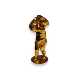 Bronze \"Putti portan un tambour\" d\'après CLODION