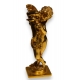 Bronze doré "Cupidon versant sur un coeur"