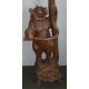 Porte-manteau "Ours" de Brienz avec miroir