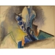 Pastel "Temporel" signé A. BENOIS DI STETTO 1966