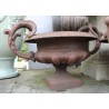  Vase Medicis avec anses en fonte brune sur  Moinat SA  - Antiquités décoration
