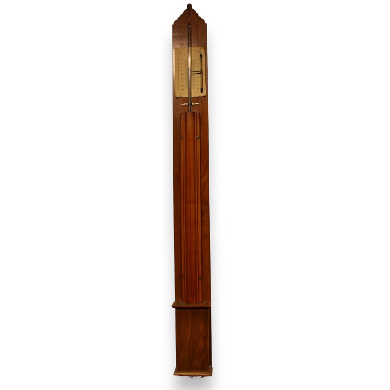 Baromètre Torricelli support en noyer