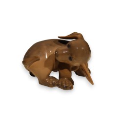 Chiot teckel en porcelaine Royal Copenhagen
