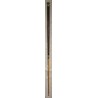Canne-queue de billard en laiton et bois