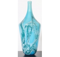 Vase haut Lagon de style Murano