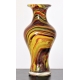 Vase évasé marbré de style Murano