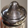 Sucrier en cristal taillé et argent