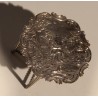 Table miniature en argent "Berger et son chien"