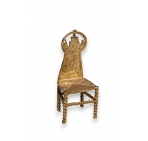 Chaise miniature en argent "Pêcheur"