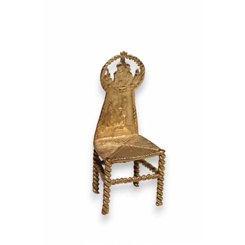 Chaise miniature en argent "Pêcheur"