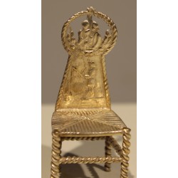 Chaise miniature en argent "Pêcheur"