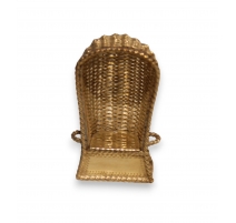 Fauteuil corbeille miniature en argent
