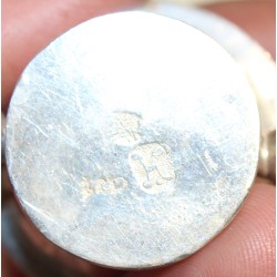 Mortier miniature en argent