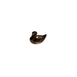 Porte-cartes cygne miniature en argent