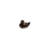 Porte-cartes cygne miniature en argent