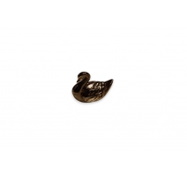 Porte-cartes cygne miniature en argent