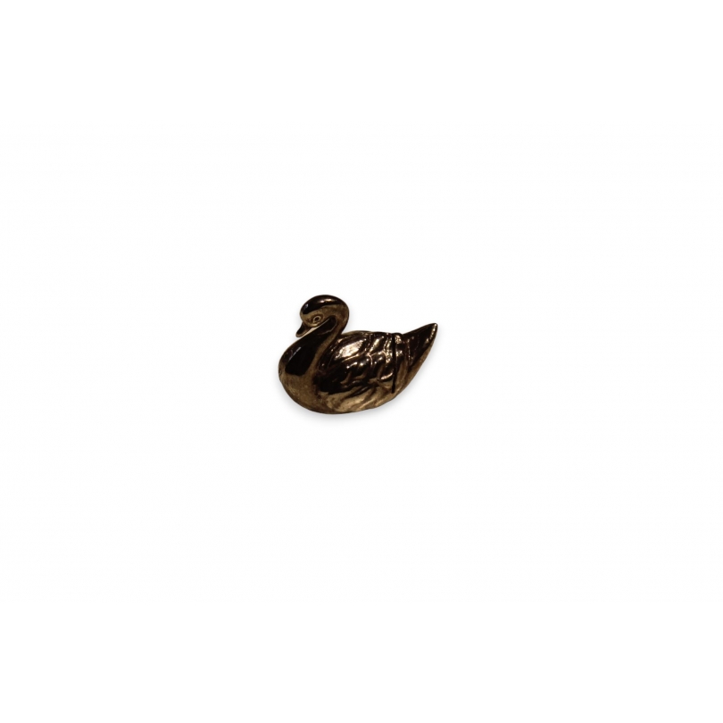 Porte-cartes cygne miniature en argent