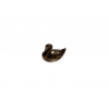 Porte-cartes cygne miniature en argent
