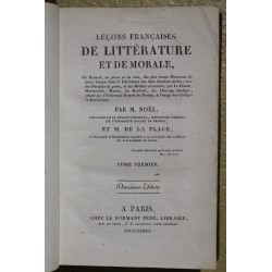 Livre "Cours de littérature" Tome 1 & 2