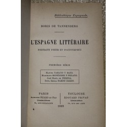 Livre \"L\'Espagne littéraire\"