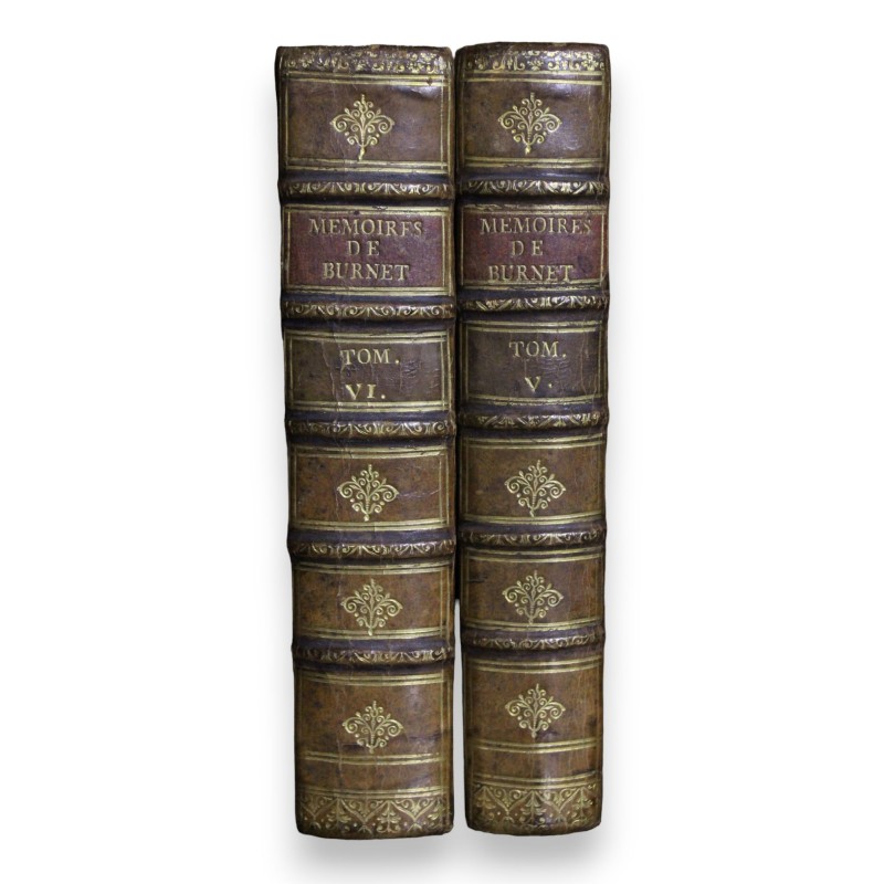 Livre \"Mémoire de Burnet\" Tome 5 & 6