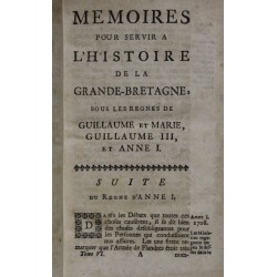 Livre \"Mémoire de Burnet\" Tome 5 & 6