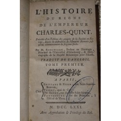 Livre "Histoire de Charle V" Tome 1, 5 & 6
