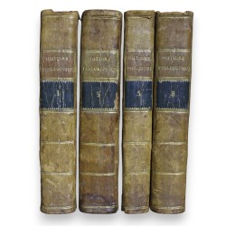 Livre \"Histoire Philosophique\" Tome 1, 3, 5 & 8