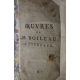 Livre "Oeuvres de M. Boileau Despréaux"