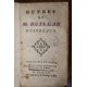 Livre "Oeuvres de M. Boileau Despréaux"