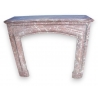 Louis XIV fireplace, red marbl